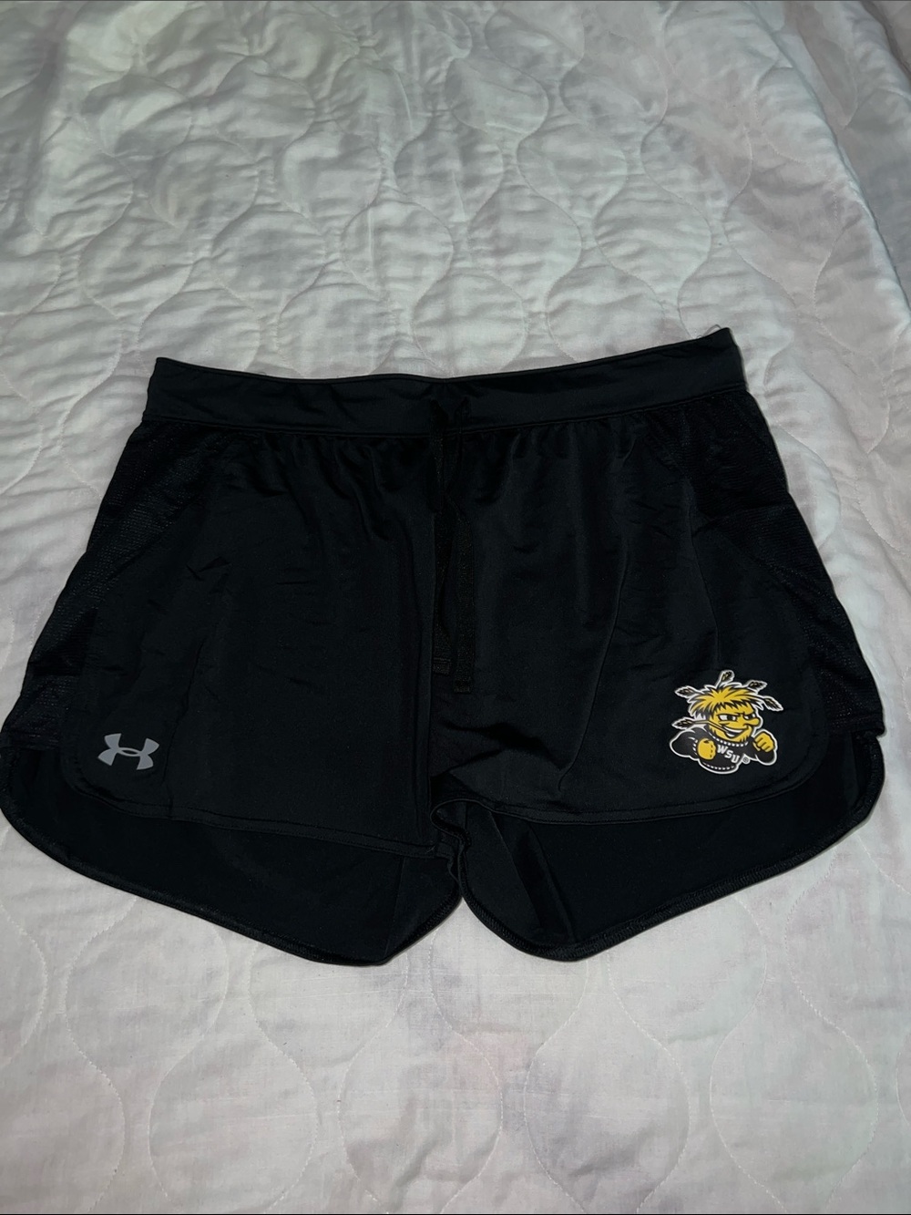 Under Armour Black Women's Athletic Shorts Wichita Shockers Kansas